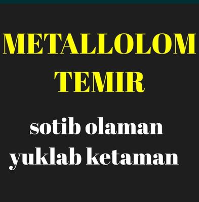 Metallom qayta ishlash yuklab ketish xizmati