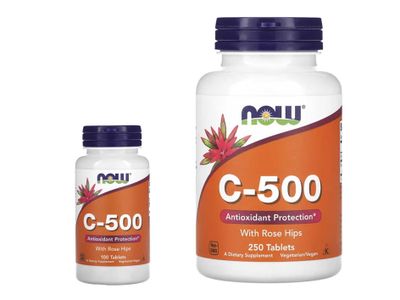 NOW Foods NOW C-500 Rose Hips C-500 с шиповником
