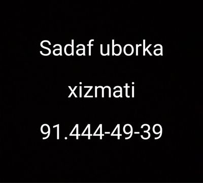 Sadaf uborka xizmati