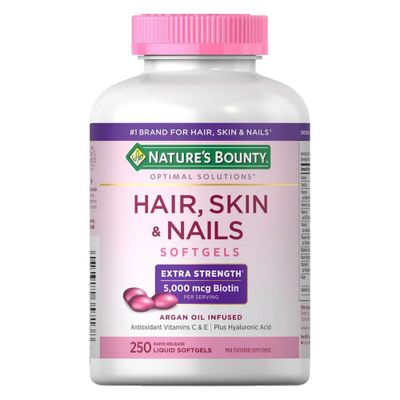 ВИТАМИНЫ КРАСОТЫ Волосы, Кожа, Ногти 250 капс Nature's Bounty