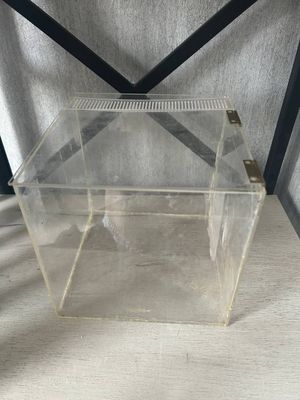 Террариум из акрила прозрачный 20×20×20