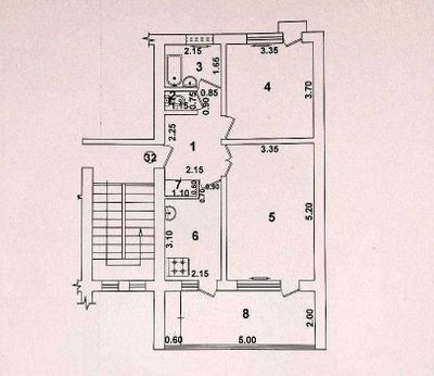 Продаётся 2/1/5 На улице Фитрата. 77-серия. 60м2. Балкон 2/6. Кирпич