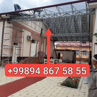 Темир профилдан Том навеслар курамиз