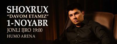 Shox konsert 1 noyabr bilet tg yozila