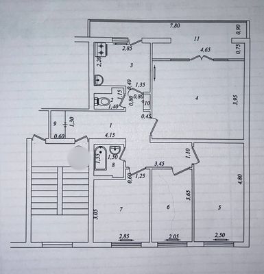 Юнусабад-4 Автосалон 4/1/4 80м²