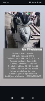 Honda 80 cub holati 10/8