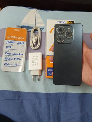 Srochna sotiladi Tecno Spark 20 Pro 16/256Gb Orginal Yengi madel