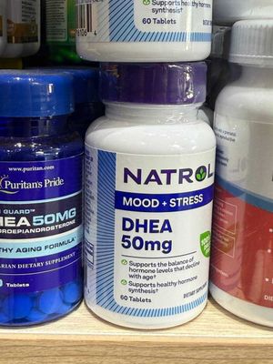 Natrol DHEA 50 mg 60 tabs – поддержка гормонального баланса и энергии