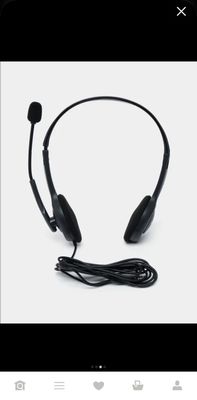 Наушники для компьютера Logitech jack для коллцент
