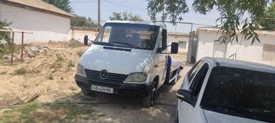 Evakuator Эвакуатор Mers Sprinter yili 2000, matori 111, zavod gaz