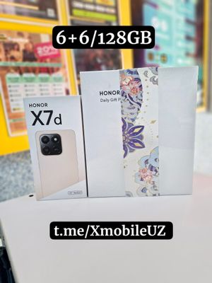 Honor X7d 6+6/128GB (yangi, karobkasi ochilmagan)
