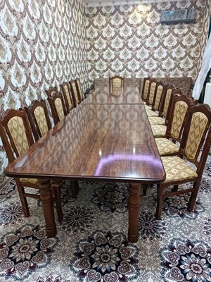 Стол 1,10х4,60, стульчик 16 шт.