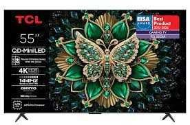Tcl 55c6ks uhd smart, google tv, mini led, 144HZ, 2x pult