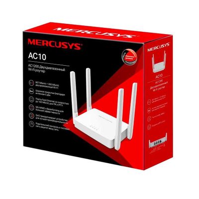 Wi-Fi роутер Mercusys AC10/AC1200 - Мощный Сигнал и Стабильная Связь