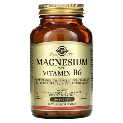 солгар магний Б6, solgar magniy vitamin B6, магне Б6, magne b6