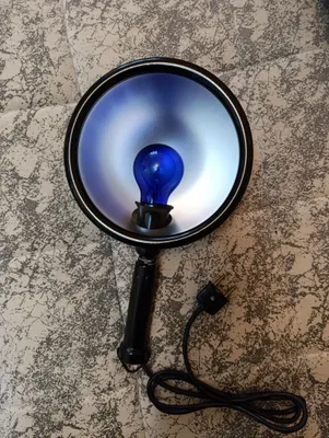 Синяя лампа , кук рефлектор Минина , ультразвуковая лампа Россия СССР