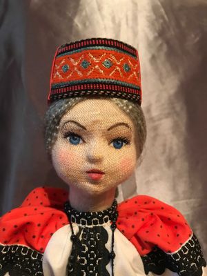 Редкая коллекционная кукла 1920х годов СССР