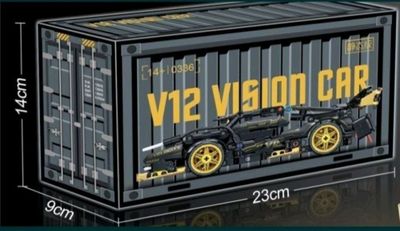 Конструктор Лего V12 Vision Black and gold
