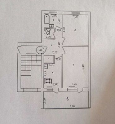 Продам свою квартиру 2-ком 2-этаж 65 квадрт