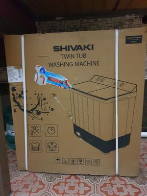 Shivaki twin tub washing mashine