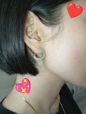 Серьги с бриллиантами 750 пробы