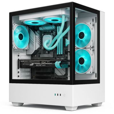 Case Aquarium 3 Fans Argb Oq va Qora rangla