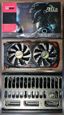 Axle RX 580 8GB с коробкой