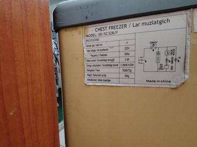 Muzlatgich sotiladi holati alo ko'p ishlatilmagan