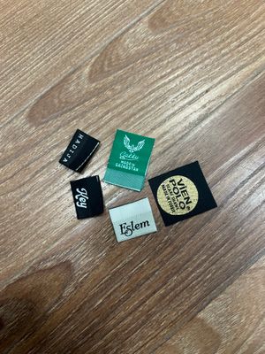 Birka etiketka stiker Asl belgisi flayr vizitkalar