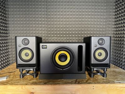 KRK Rokit RP5 G5 + KRK S8 Active Studio Subwoofer