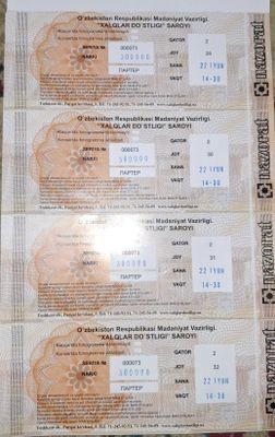 Bilet sotiladi GALA KONSERT 22-iyun kuniga