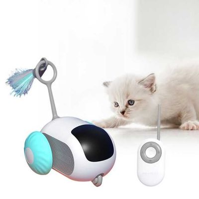 Интерактивная управляемая игрушка Car Toy для кошек с пультом dm24