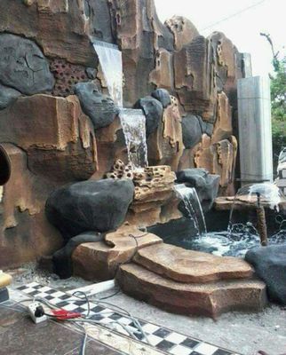 Искусственный водопад. Декоративный камень. Любой водопад по желанию