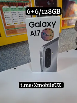 Samsung A17 6+6/128GB, yangi karobka
