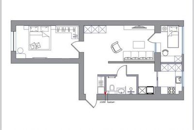 2-комнатная квартира, 56 м², Шайхантаурский район, Ц-15, Корзинка Абай