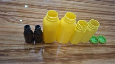 Болалар упаси флаконлари, 50 ва 100 граммлик, ёг флакони 25 мл лик