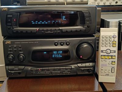 JVC усилитель+эквалайзер+радио