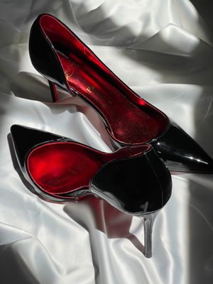 Черные женские туфли Christian Louboutin 8,5 см