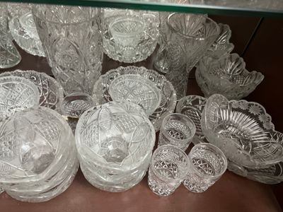 Алюм фляга, сервизы, оригинал мадонна, хрусталь,