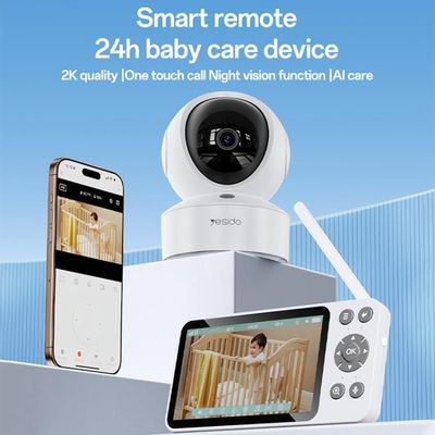 Видеоняня Yesido KM28 с 5” экраном и Wi-Fi камерой ночное видение