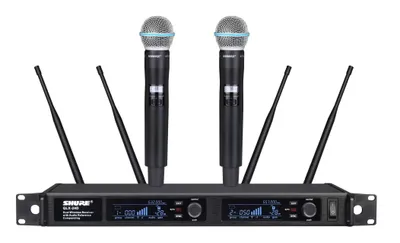 Mikrofon distansionniy dvoynoy SHURE QLX24D