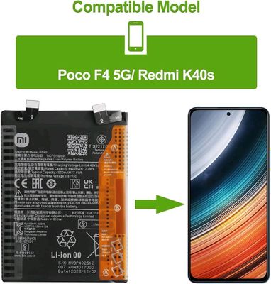 ВР49 Аккумулятор для Xiaomi Poco F4 5G.Redmi K40s