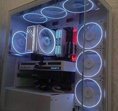 Белый Корпус Аквариум Deepcool CG580 WHITE