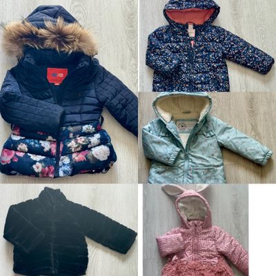 Курточка для девочки 1,5-3 лет (комплект 5 шт, весна, осень, зима)