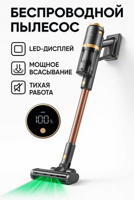 Беспроводной пылесос с дисплеем
