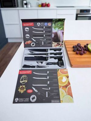 pichoqlari to'plami, 6 tasi 1 da ZEPTER oshxona pi