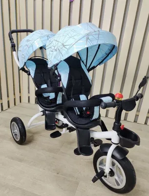 Двойняшки велоколяска