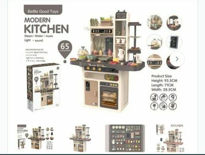 Детская игровая кухня Мodern Kitchen 889-211, 65 предметов с водой, п