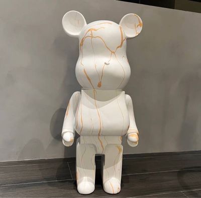 Bearbrick 50sm Черный и белый Kaws