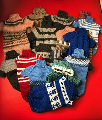 Вязаная одежда для кошек и собак в наличии